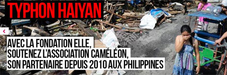La Fondation ELLE soutient l'association Caméléon, son partenaire depuis 2010 aux Philippines