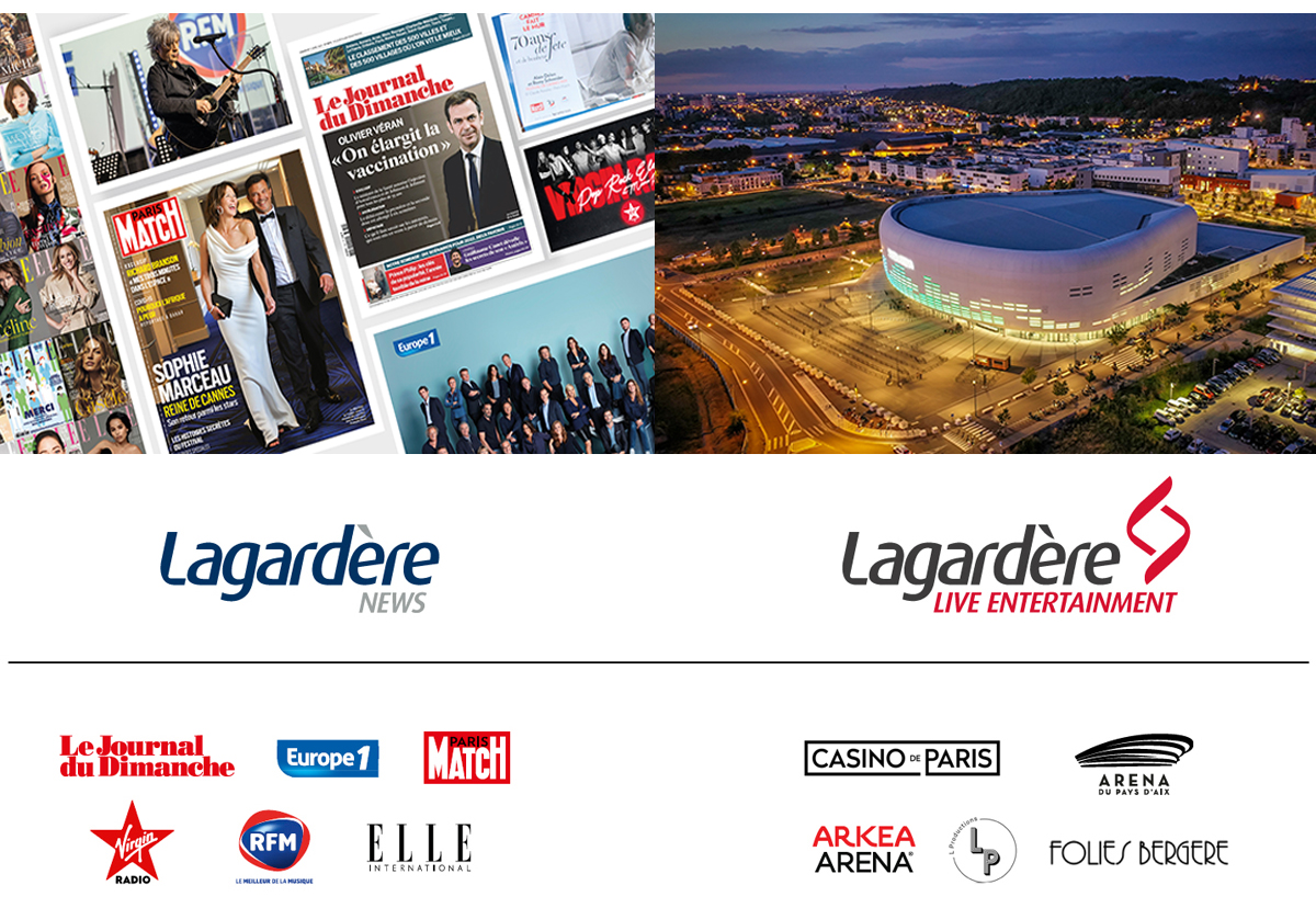 Autres activités : Lagardère News, Lagardère Live Entertainment