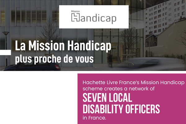 Hachette Livre France’s Mission Handicap scheme extended and