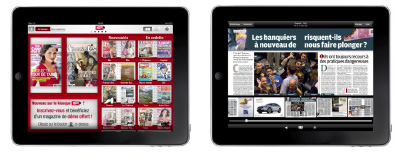 Evolution application iPad du Kiosque Relay.com