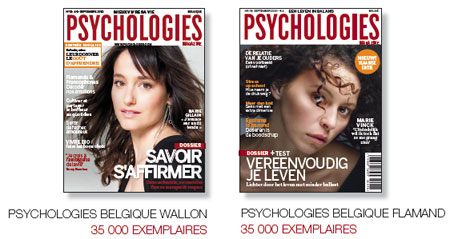 Psychologies magazine Belgique