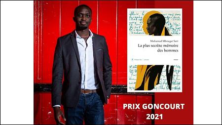 Mohamed Mbougar Sarr est le prix Goncourt 2021!