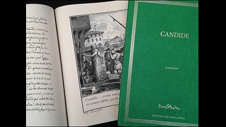 Publication du manuscrit de <em>Candide</em> aux éditions Des Saints Pères