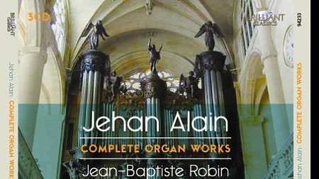 Jean-Baptiste Robin présente <em>Complete organ works – Jehan Alain</em>, son nouveau coffret de 3 CD grâce au soutien de la Fondation Jean-Luc Lagardère