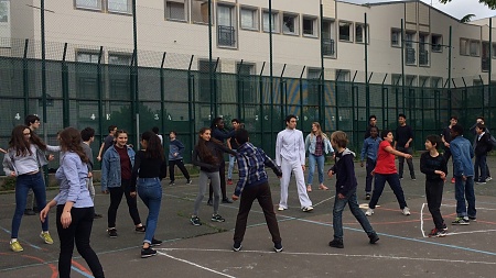 Le studio 13/16 au collège : Jean-Philippe Basello au sommet de son art!