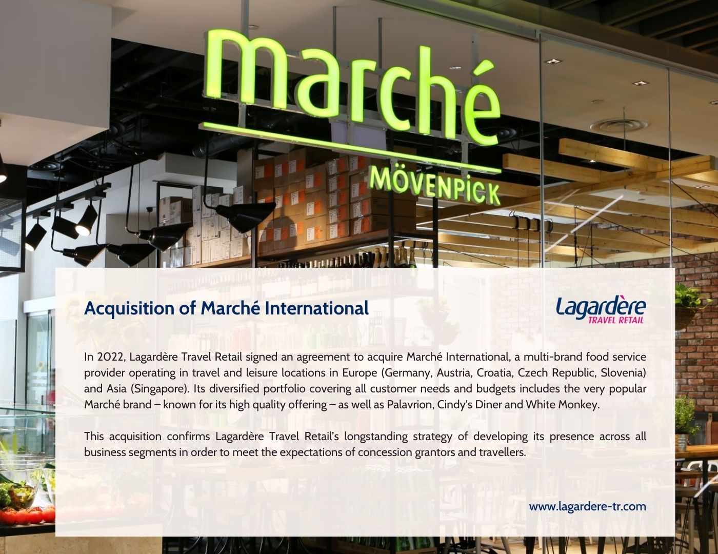 Acquisition of Marché International
