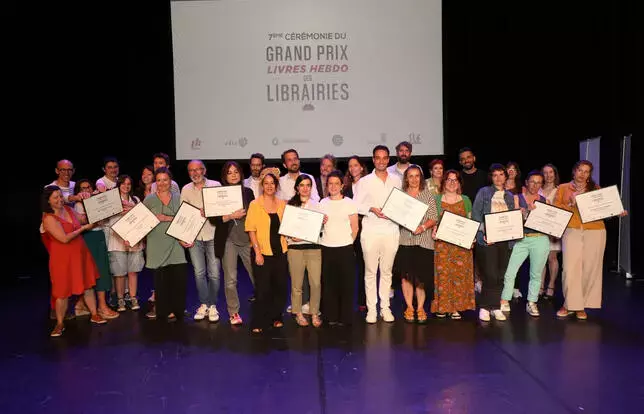 Halima M’Birik, Elsa Piacentino et Aude Lemullier, trois lauréates primées au 7ème Grand Prix Livres Hebdo des Librairies